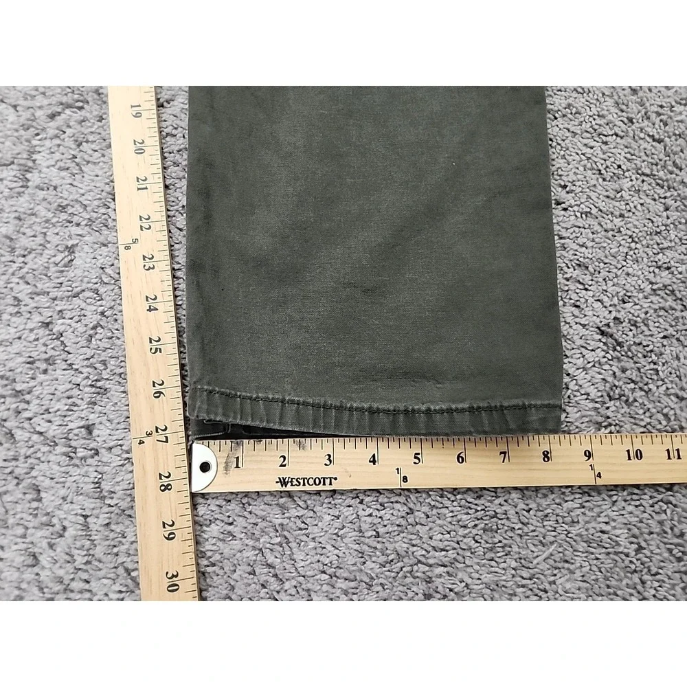 English Laundry Pants Mens 40 x 29 Green Straight Leg Stretch Classic Casual